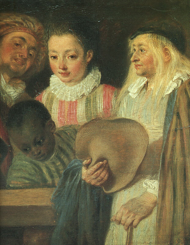 Actors from a French Theatre (Detail)